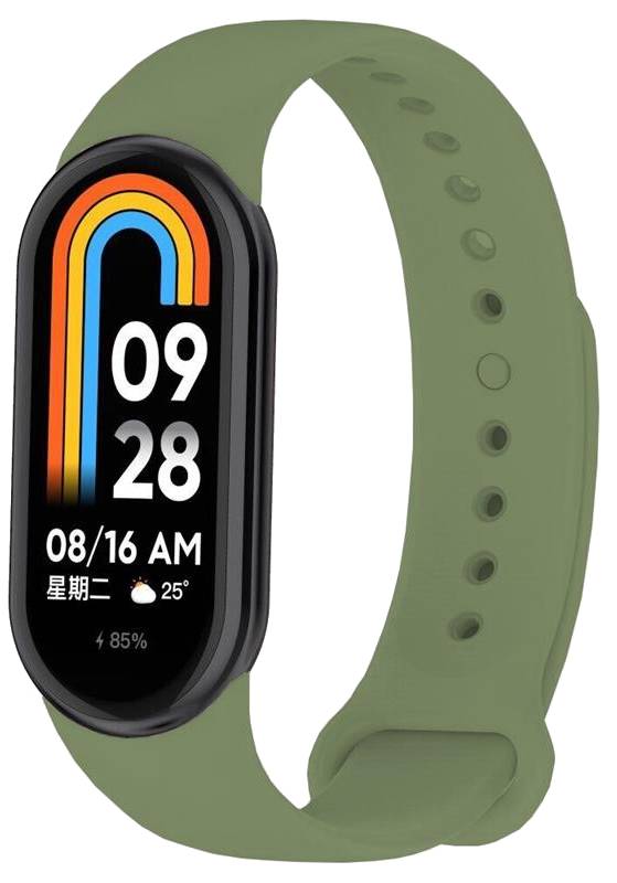 Ремінець для фітнес-браслету BeCover for Xiaomi Mi Smart Band 8 Pine-Green (709395)
