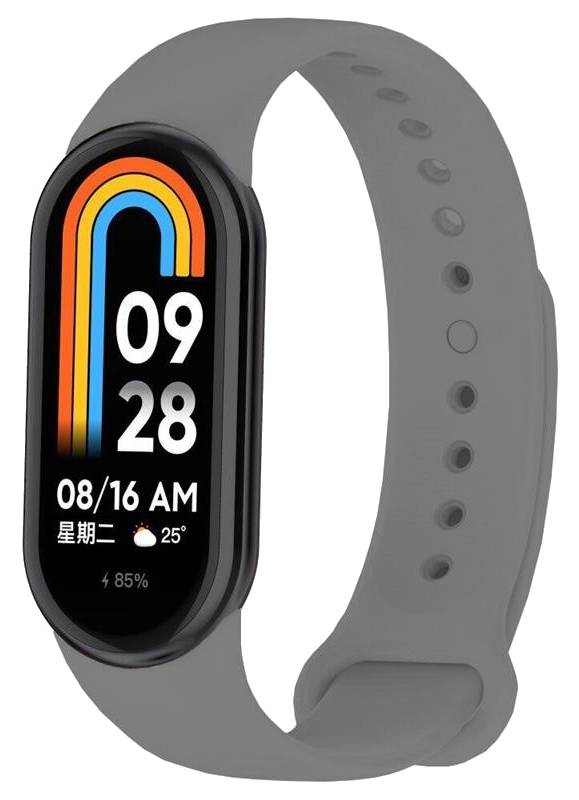 Фото - Ремінець для фітнес-браслету BeCover for Xiaomi Mi Smart Band 8 Steel Gray (709397)