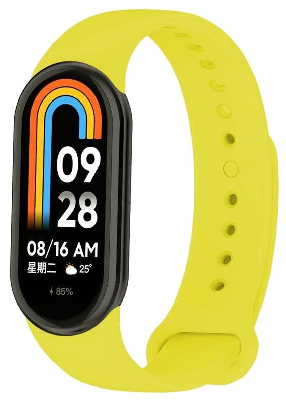 Ремешок для фитнес-браслета BeCover for Xiaomi Mi Smart Band 8 Yellow (709399)