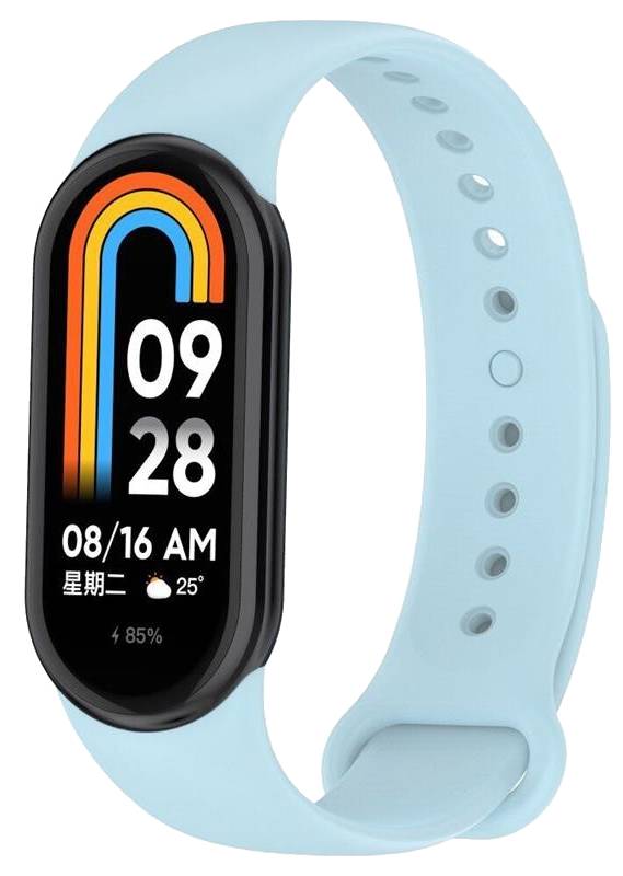 Ремінець для фітнес-браслету BeCover for Xiaomi Mi Smart Band 8 Light Blue (709400)