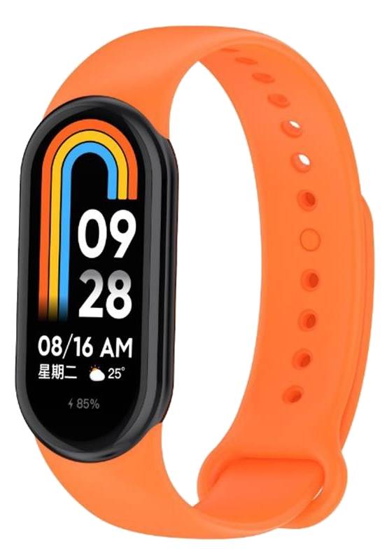 Ремешок для фитнес-браслета BeCover for Xiaomi Mi Smart Band 8 Orange (709407)