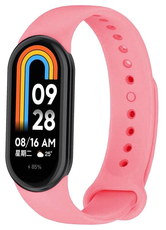 Фото - Ремінець для фітнес-браслету BeCover for Xiaomi Mi Smart Band 8 Rose Red (709410)