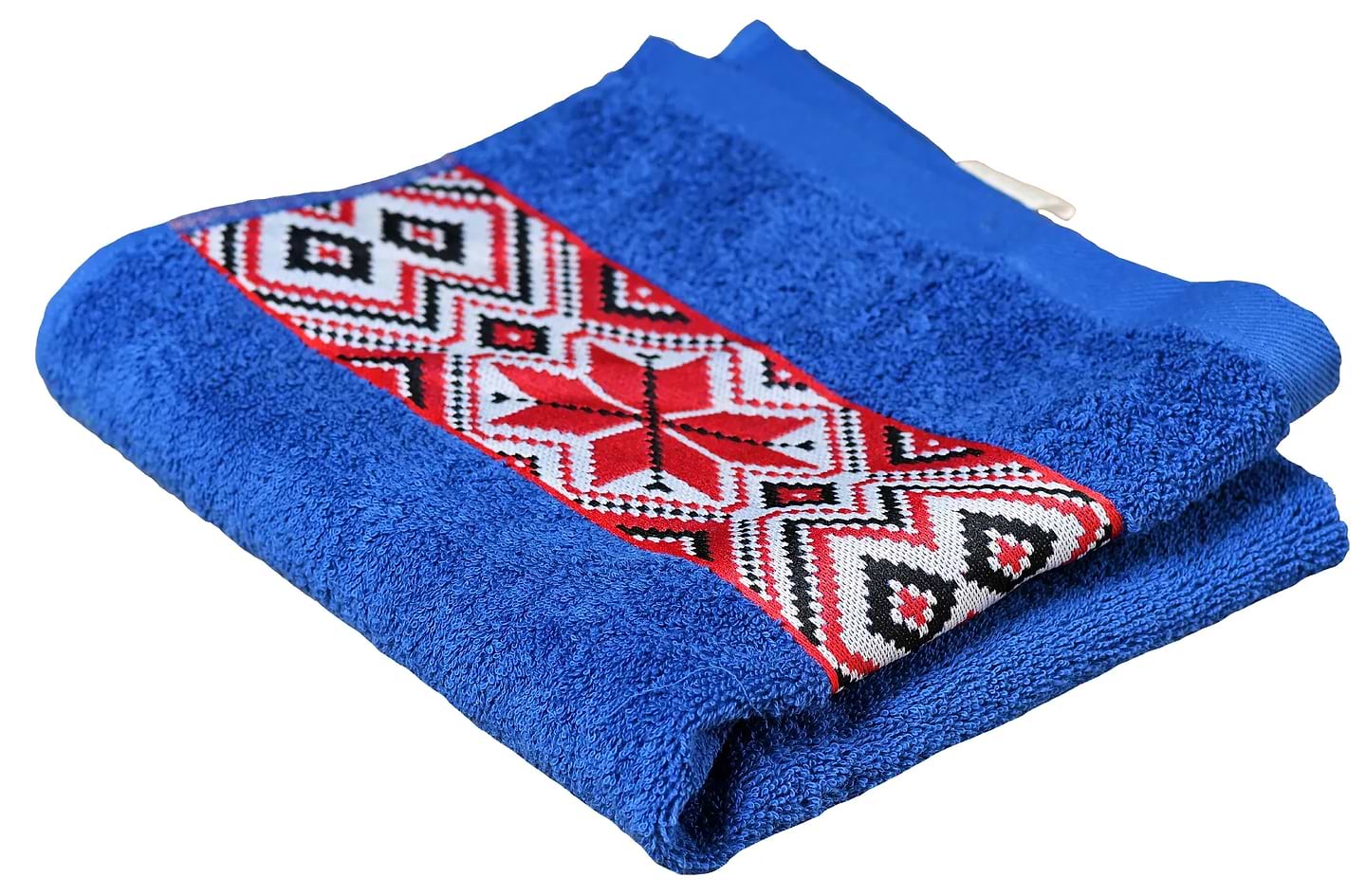 Рушник банний GM Textile махровий синій Єдність 70х140 - Фото 1
