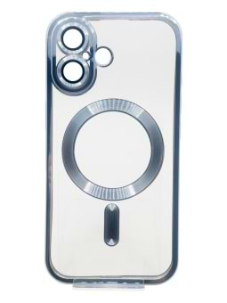 Чехол для смартфона BeCover TPU Chrome Case (MagSafe) for Apple iPhone 16 Sierra Blue (712072) - Фото 1