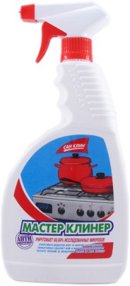 Засіб для чищення плит San Clean Мастер Клинер с распылителем 750 мл (4820003542286) - Фото 1