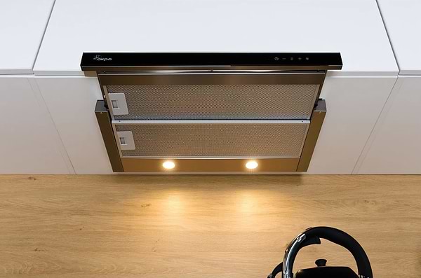 Фото - Витяжка вбудована Akpo WK-7 Light Glass Touch 700 Inox+Black 60