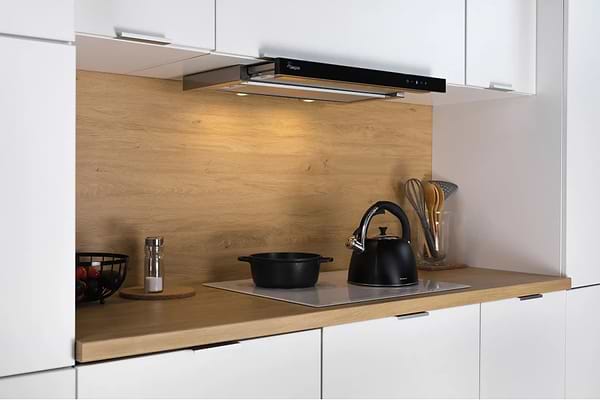 Фото - Витяжка вбудована Akpo WK-7 Light Glass Touch 700 Inox+Black 60