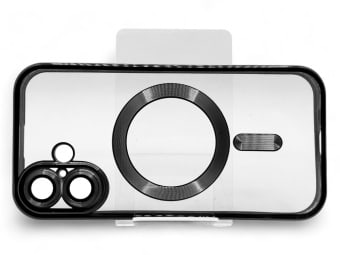 Фото - Чехол для смартфона BeCover TPU Chrome Case (MagSafe) for Apple iPhone 16 Black (712070)