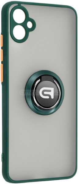 Чохол для смартфону Armorstandart Frosted Matte Ring for Samsung A04e (A042) Dark Green (ARM68347) - Фото 1