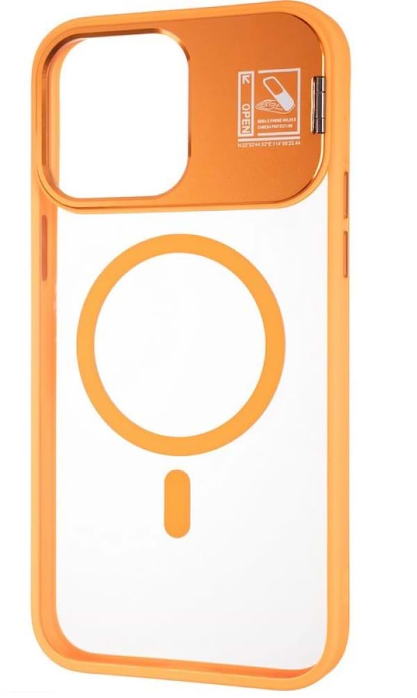 Фото - Чохол для смартфону Gelius Yoga Case Camera stand MagSafe for iPhone 14 Pro Flame Orange (98598)