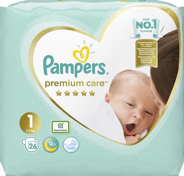 Фото - Одноразовые подгузники Pampers Premium 1 26 шт. (8001841104614)