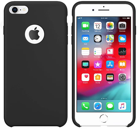 Чехол для смартфона Intaleo Velvet for Apple iPhone 8 Black (1283126484674)