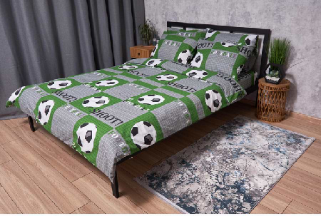 Комплект постельного белья Moon&Star Бязь Gold Люкс Football 160х220 (MS-820002038)