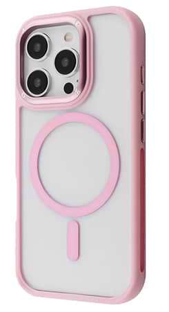 Чехол для смартфона Proove Clear Essence Case with Magnetic Ring iPhone 16 Pink Sand (PCCEIP160028) - Фото 1