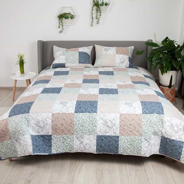 Фото - Набор покрывало + наволочки двуспальный ТЕП PROVENCE 220х240 см + 50х70 см 2 шт. Лаура (4-04207_30053)