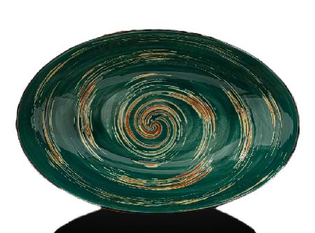 Фото - Блюдо Wilmax Spiral Green 30х19.5х7 см 1100 мл (WL-669541 / A) Фото - Блюдо Wilmax Spiral Green 30х19.5х7 см 1100 мл (WL-669541 / A)