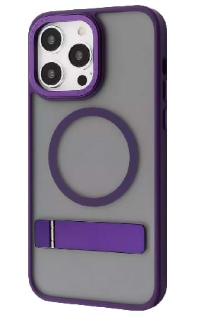 Фото - Чохол для смартфону  Mainstay Case with Magnetic Ring iPhone 15 Pro Deep Purple (PCMCIP15P004)
