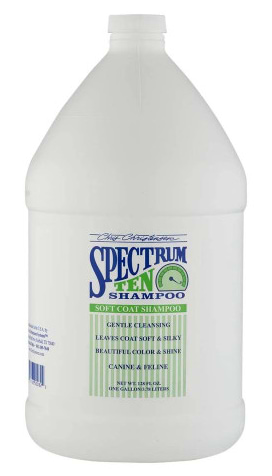 Шампунь для собак та кішок Chris Christensen Spectrum Ten для тонкої та шовковистої шерсті 3.8 л (851163000822)