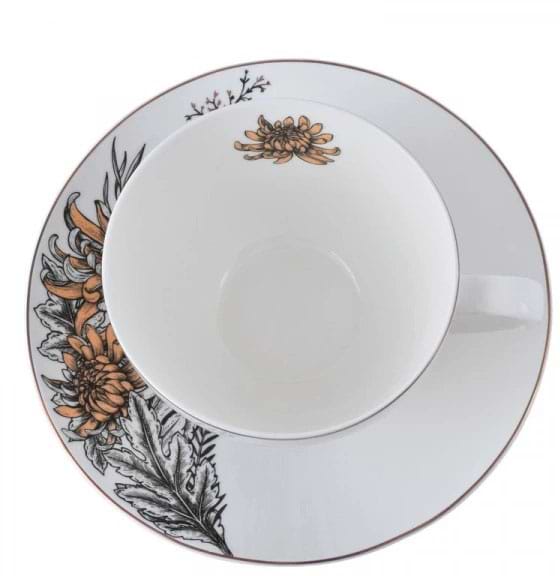 Фото - Чашка Astera Charm Floral Brown 400 мл (A0530-CS410-B)