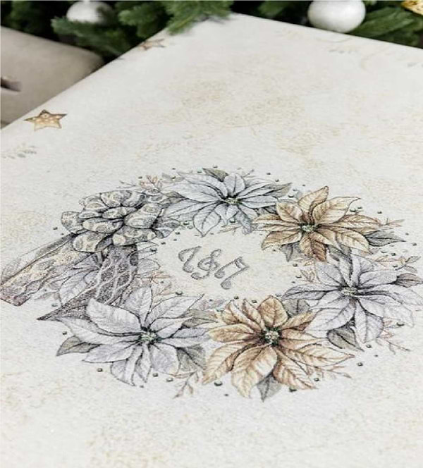 Фото - Скатерть прямоугольная Прованс гобелен SILVER STAR 135х180 (031269)