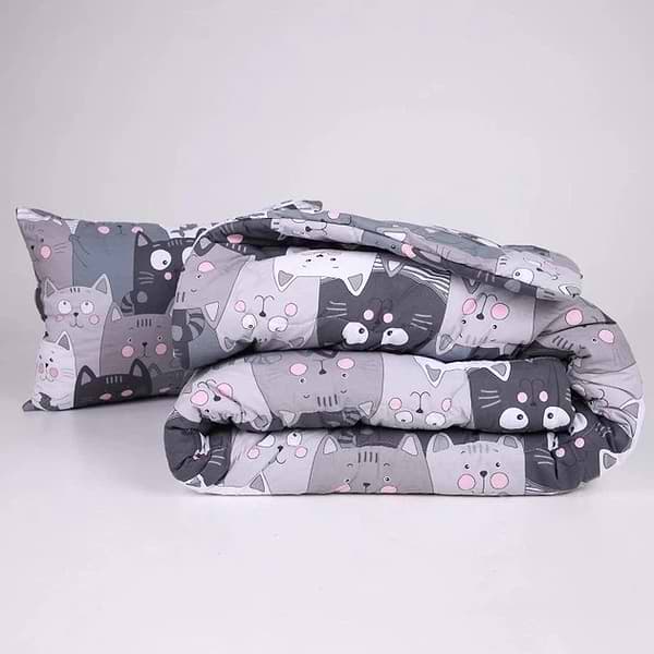 Фото - Одеяло летнее двуспальное евро MirSon антиаллергенное №271 Сolor Fun Line 17-0543 Hendri с эвкалиптовым волокном 200х220 + нав 2 шт. (2200010860207)