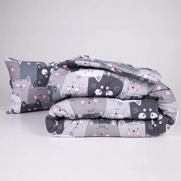 Фото - Ковдра зимова двоспальна MirSon антиалергенна №252 Сolor Fun Line 17-0543 Hendri EcoSilk 172х205 + нав. 2 шт. (2200010853636)