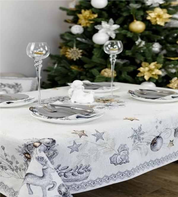 Фото - Скатерть прямоугольная Прованс гобелен SILVER STAR 135х180 (031269)