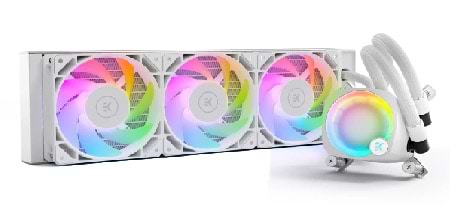 Водяная система охлаждения EKWB EK-Nucleus AIO CR360 Lux D-RGB - White (3831109897850)