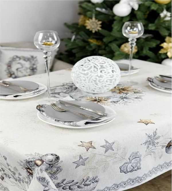 Фото - Скатерть прямоугольная Прованс гобелен SILVER STAR 135х180 (031269)