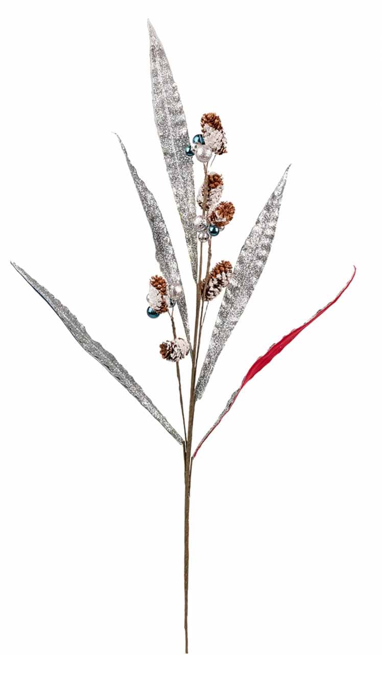 Гілка декоративна YES! Fun Кольорові листочки 88 см (974780)