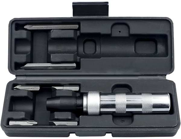 Фото - Отвертка со сменными битами Сталь 8 в 1 (49090)