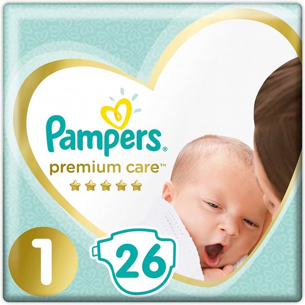 Фото - Одноразовые подгузники Pampers Premium 1 26 шт. (8001841104614)