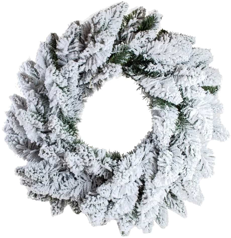 Вінок штучний YES! Fun Альпійський 70 см, засніжений (903607) - Фото 1