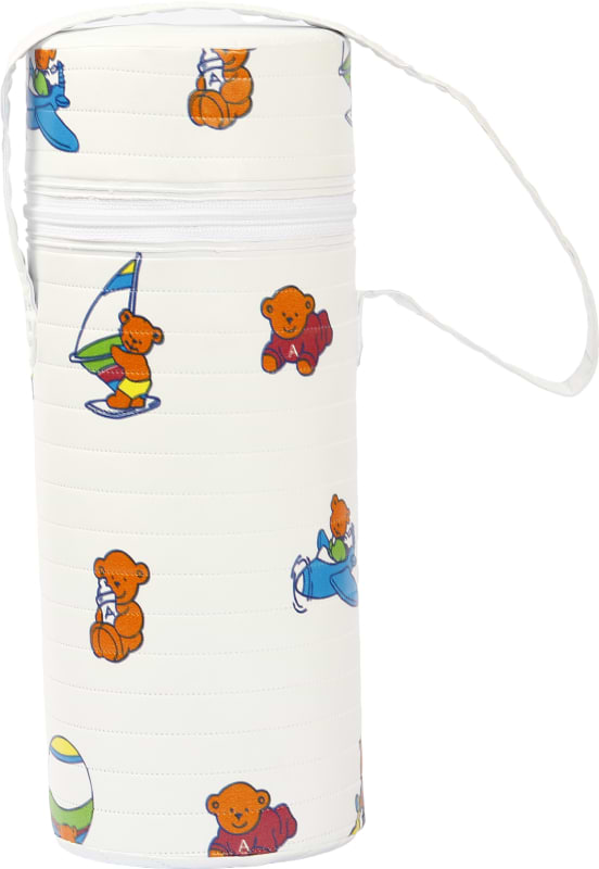 Термосумка для дитячих пляшечок Lindo Pk 908 на 1 пляшку, ведмедик червоний