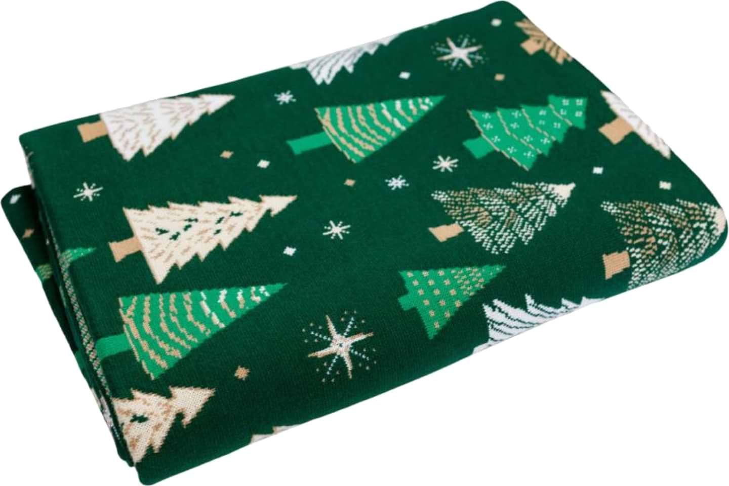 Плед односпальний Прованс в'язаний Ялинка 90х130 см (037812)