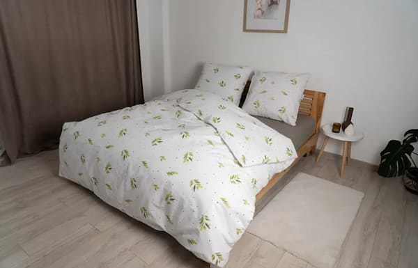 Фото - Простирадло односпальне ТЕП НАТХНЕННЯ з резинкою 90х200 см Хакі (2-04020_26821)