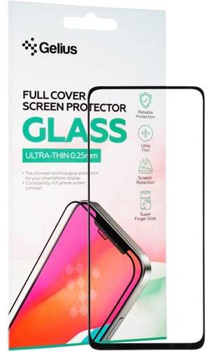Защитное стекло для смартфона Gelius Full Cover Ultra-Thin 0.25mm for Poco M4 Pro 5G/Xiaomi Redmi Note 11T 5G Black (91423)