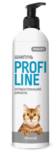 Шампунь для собак та кішок ProVET ПРОФІЛАЙН антибактеріальний 300 мл (4823082422074)