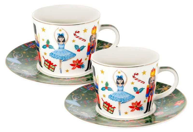 Набір чашок Lefard Green Christmas 4 пр. 250 мл (922-100)