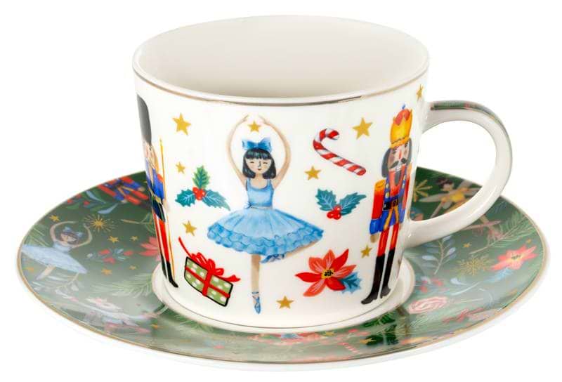 Фото - Набір чашок Lefard Green Christmas 4 пр. 250 мл (922-100)