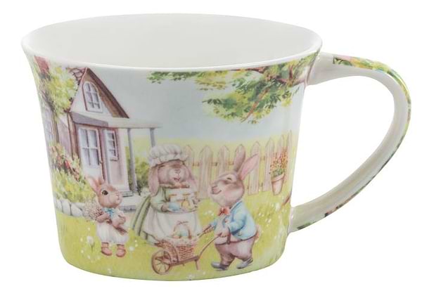 Фото - Набір чашок Lefard Кролячі історії 4 пр.220 мл (924-867)