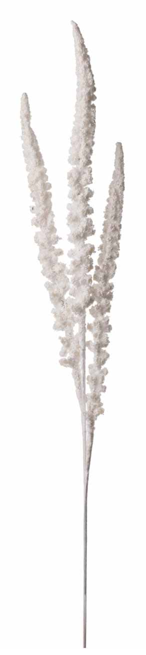 Фото - Ветка декоративная YES! Fun Белые колосья 93 см (974773)