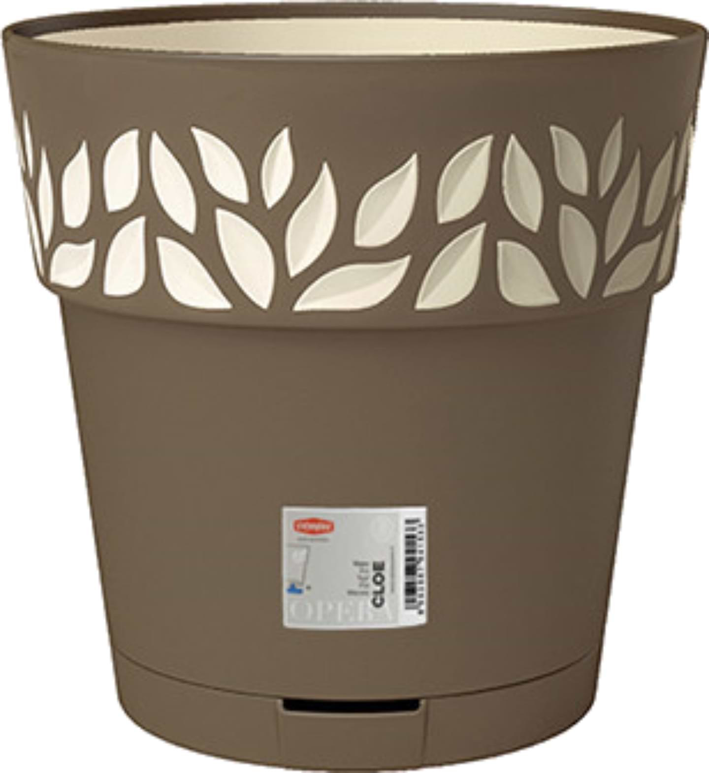 Вазон Stefanplast OPERA Cloe 30 см капучино/ваниль 94168