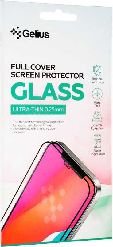 Фото - Захисне скло для смартфону Gelius Full Cover Ultra-Thin 0.25mm for Oppo A57s/А77 Black (94343)
