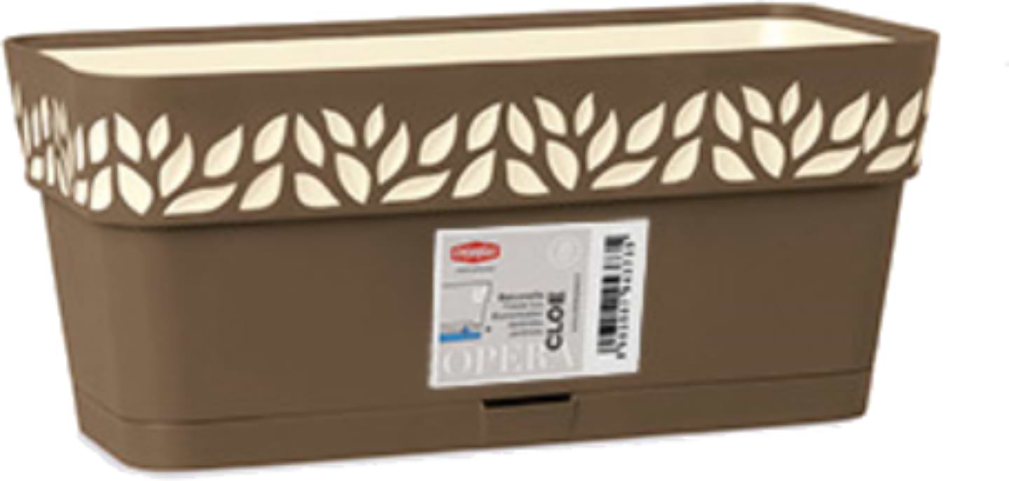 Вазон Stefanplast OPERA Cloe 30x13x12 см капучино/ваніль 94380
