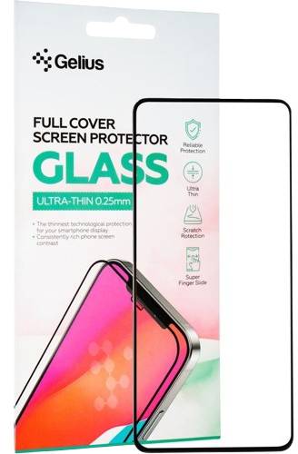 Защитное стекло для смартфона Gelius Full Cover Ultra-Thin 0.25mm for Poco X5 Pro Black (94549)