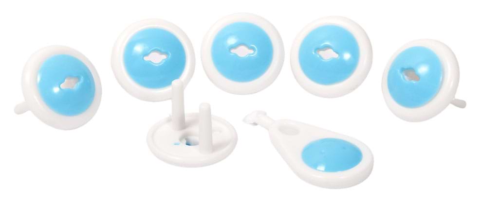 Заглушки для розетки Lindo 6 шт. с защитным ключом (Рк 948) - Фото 1