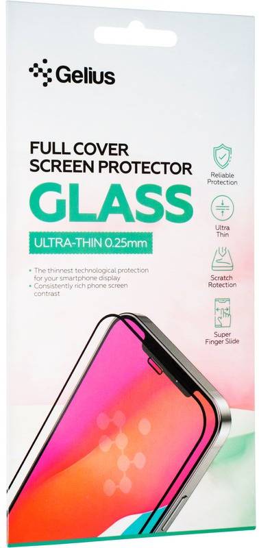 Фото - Захисне скло для смартфону Gelius Full Cover Ultra-Thin 0.25mm for Samsung G780 (S20 FE) Black (95071)