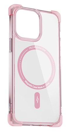 Чохол для смартфону Gelius Proof Special MagSafe for iPhone 16 Transparent Pink (99727) - Фото 1