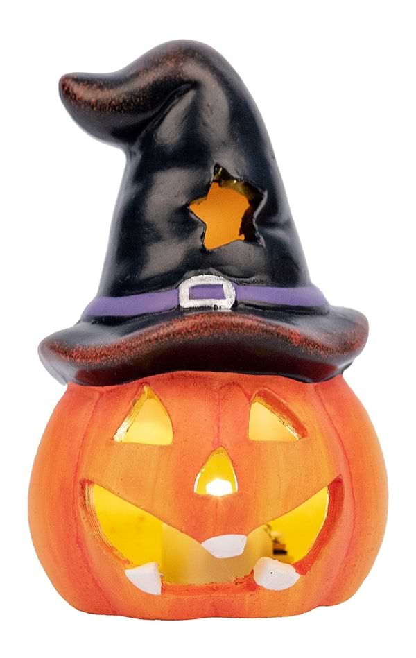 Фото - Декор Halloween YES! Fun Pumpkin in hat 10 см (974188)